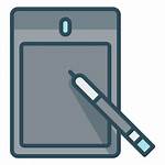 Pad Icon Sketch Clipart Drawing Notepad Sketchpad