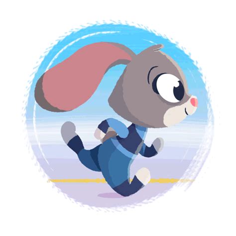 Furrybooru 2016 Animated Clterry Artist Disney Female Judy Hopps Lagomorph Mammal Rabbit