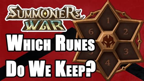When you do this, chances are your team won't survive. Summoners War Rune Guide | Summoners War F2P Guide | Carbon Knights - YouTube