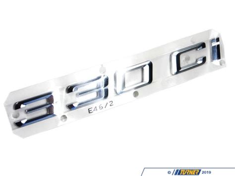 Bmw emblems for hood, trunk, steering wheels and wheel center caps. 51147000499 - Genuine BMW 330Ci Coupe Trunk Emblem - E46 330Ci | Turner Motorsport