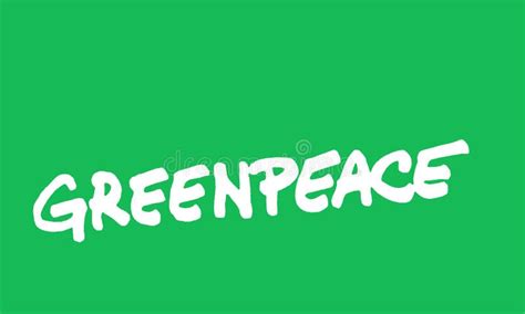 Logótipo Greenpeace Fotografia Editorial Ilustração De Limpo 160853162