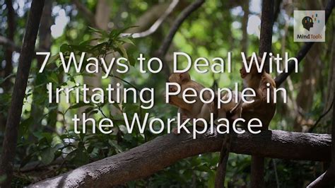 7 Ways To Deal With Irritating People In The Workplace Youtube