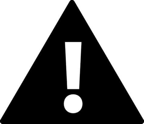 Ausrufezeichen In Einem Dreieck Signalisieren Kostenlose Icon