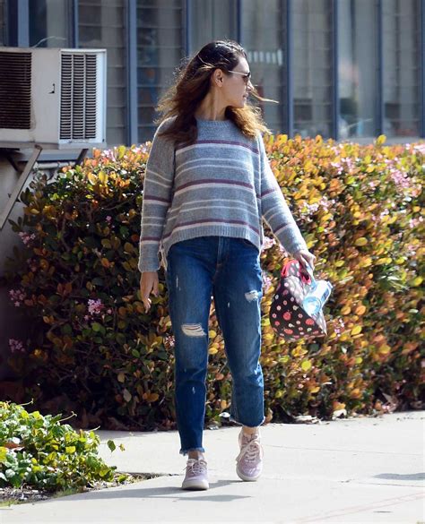 Mila Kunis In A Ripped Denim Pants Out In Los Angeles Gotceleb