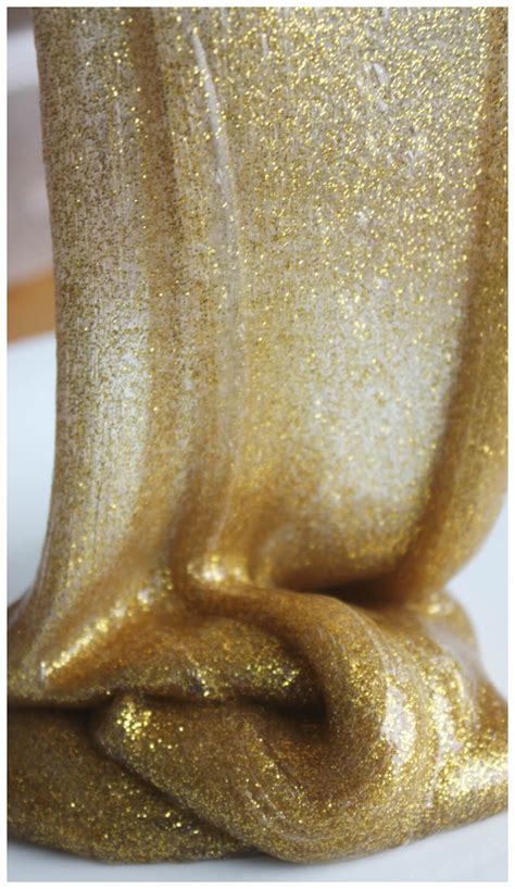 Gold Slime Recipe Glitter Glue Slime Sensory Play