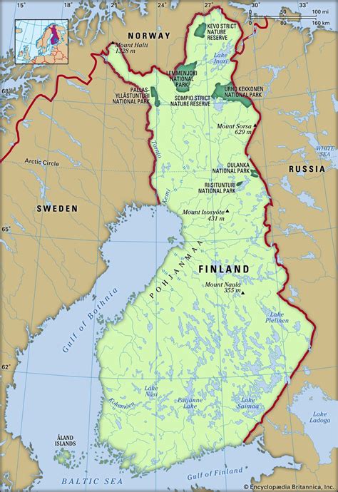 Finland Map Administrative Map Of Finland
