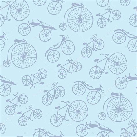 Vector Doodle Bicycles Pattern — Stock Vector © Sanumko 98371484
