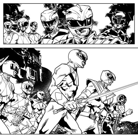 MIGHTY MORPHIN POWER RANGERS ADULT COLORING BOOK SC - Comix Asylum