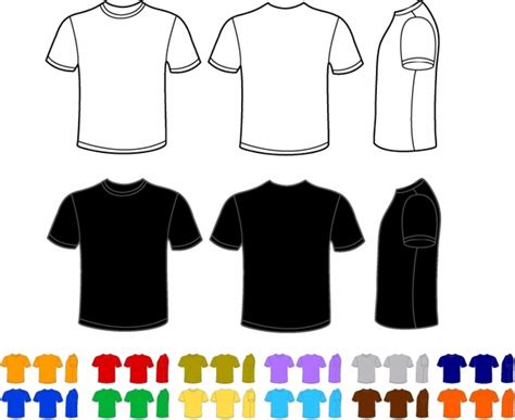T Shirt Template Ai File Free Download Printable Templates