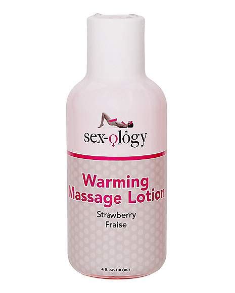 Sexology Warming Strawberry Flavored Massage Lotion 4 Oz Spencers