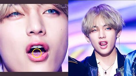Take a look at his fans have recently noticed that jungkook has got a new piercing, as earlier he had 4 piercings. Netizens doubt that V (BTS) is having a tongue piercing # ...