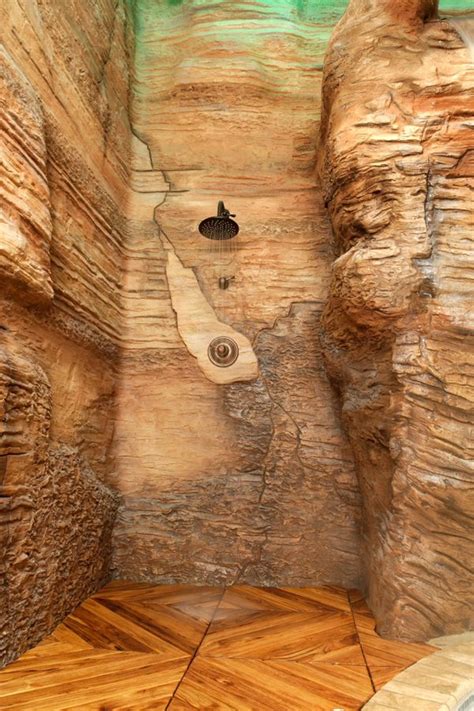 Cave Shower Rock Shower Rock Bathroom Rustic Bathrooms
