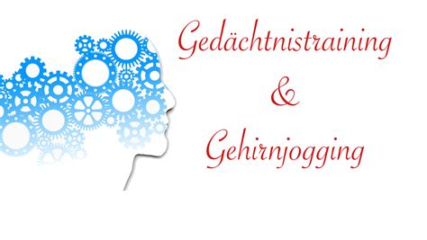Dadurch braucht es eine behandlung im gedächtnisbereich, die an realitätsnahe situationen angepasst ist und sich auch auf die. Gehirnjogging und Gedächtnistraining für Senioren