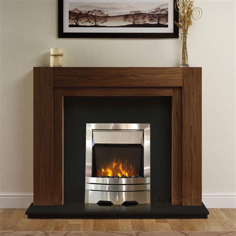 All these functions can be controlled easily with. ELECTRIC WALNUT WOOD SURROUND BLACK SILVER MODERN LED FIRE ...