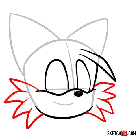 How To Draw The Face Of Tails Sketchok Easy Drawing Guides