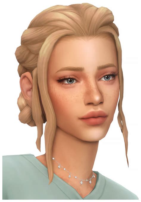 Sims 4 Cc Hair Female Maxis Match Thebigsop
