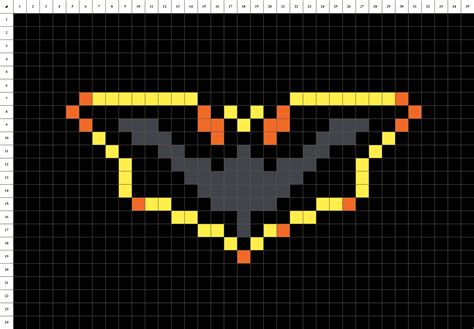 Batman Symbol Pixel Batman Symbol Pixel Art Dadane