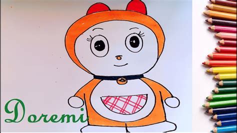 How To Draw Doraemon Dorami Easy For Kids Youtube