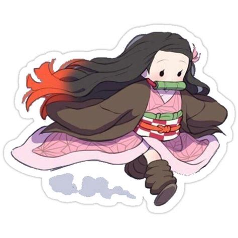 Tiny Nezuko Sticker By Yivel In 2021 Anime Printables Cute Stickers