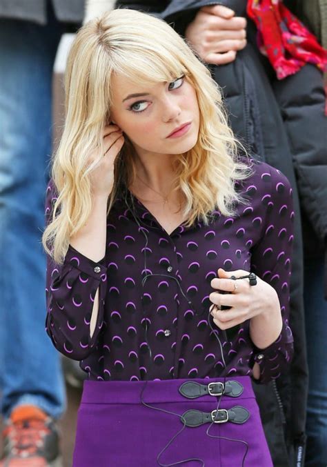 Emma stone or gwen stacy (amazing spiderman) on we heart it. Why Spider-Man 2's Gwen Stacy Is The Ultimate Fashioniasta