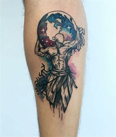 Atlas Tattoo By Yeliz Ozcan Atlas Tattoo Sleeve Tattoos Leg Tattoos