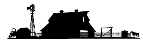 Barn Vector Silhouette At Collection Of Barn Vector