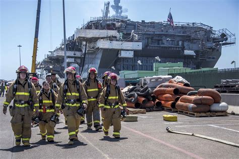 Sailors Test Positive For Covid 19 After Sharing Firefighting Gear At