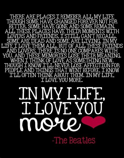 In My Life The Beatles Song Beatles Song Lyric Quotes Beatles Song