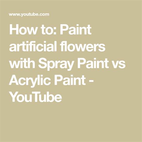 Ideal for offices, office receptions, exhibitions, weddings, private and corporate events. How to: Paint artificial flowers with Spray Paint vs ...
