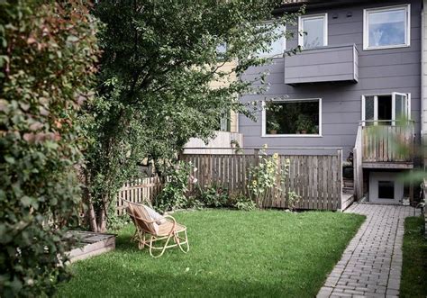 A Charming Scandinavian Private Garden Scandinavian Garden Patio