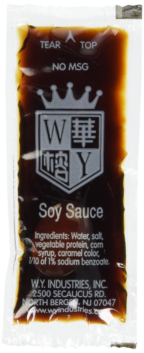 Buy Wy Industries 200 Packets Soy Sauce Online At Desertcartuae