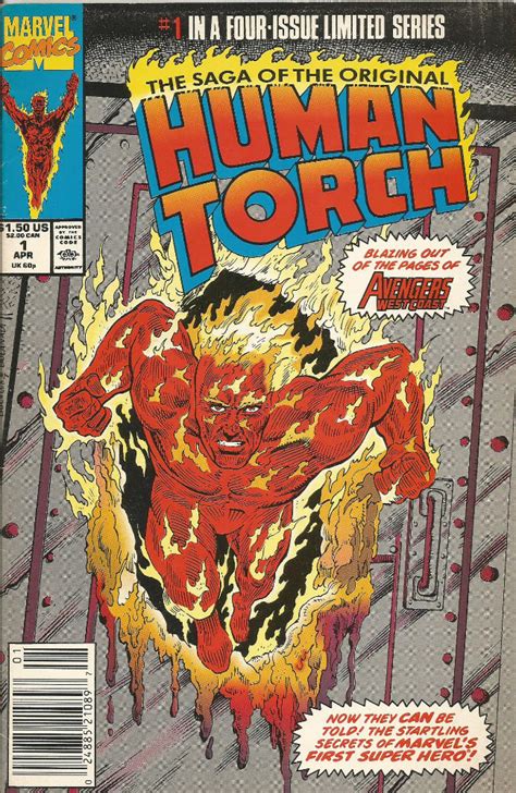 The Saga Of The Original Human Torch 1990 1 The Lighted Torch