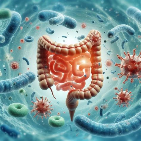 Premium Photo Gastrointestinal Tract Infection Bacteria Floating Around