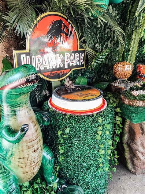 Jurassic Park Birthday Party Ideas Photo 1 Of 7 Catch My Party