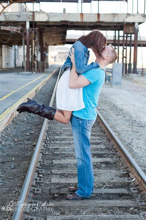 Train Tracks Cute Couples Photography Wedding Photography Dallas Couple Photography Poses