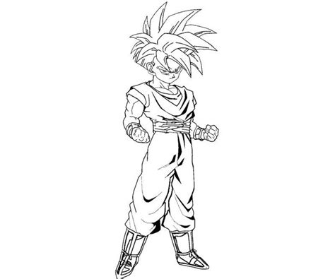 Free printable coloring pages on dragon ball z gives children the opportunity to spend time with goku and his friends. Gohan Super Saiyan 2 Coloring Pages at GetColorings.com ...