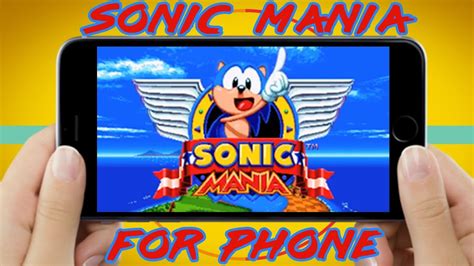 Sonic Mania For Phone Android Gameplay Download Link Youtube