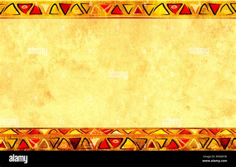 Grunge Background With African Traditional Patterns Stock Photo Alamy