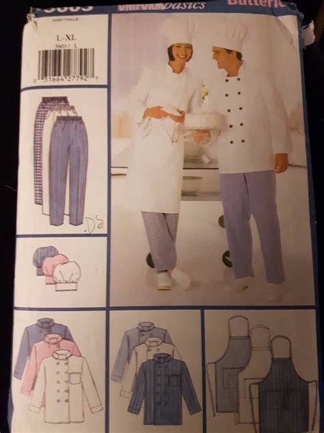 Chef Jacket Sewing Pattern Arvub