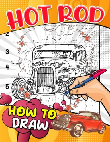 How To Draw Hot Rod Awesome Educational Book For Kids To Learn To Draw