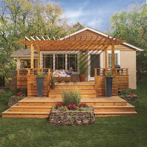 11 Cool Diy Deck Add On Ideas Decks Backyard Pergola Deck With Pergola