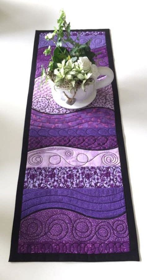 Freeform Table Runner 5x7 6x10 7x12 In The Hoop Machine Embroidery