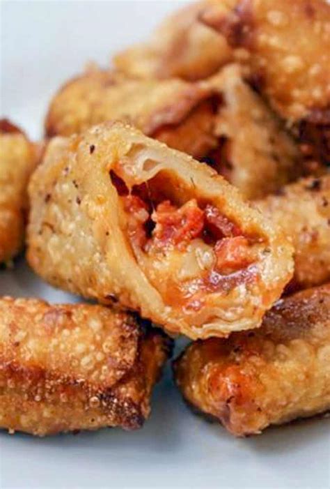Easy to make using pork sausage and the. Pepperoni Pizza Egg Rolls - Dinner, then Dessert