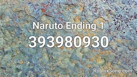 Naruto Ending 1 Roblox Id Roblox Music Codes