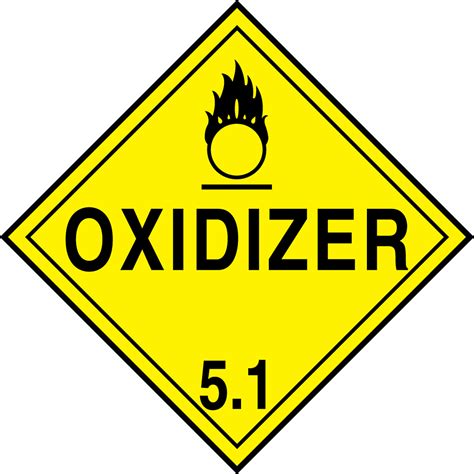 Hazard Class Oxidizer Dot Placard Mpl My XXX Hot Girl
