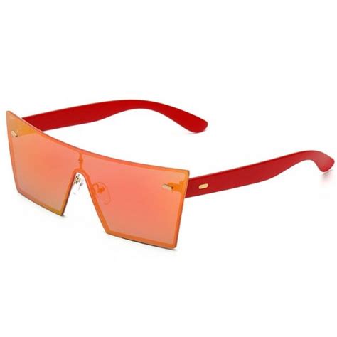 Modern Rimless Lenses Marble Legs Aviator Sunglasses Sunglasses