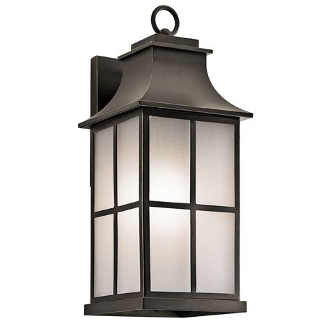 Pallerton Way 1 Light Large Outdoor Lantern - OZ OZ | Bronze outdoor lighting, Outdoor wall ...