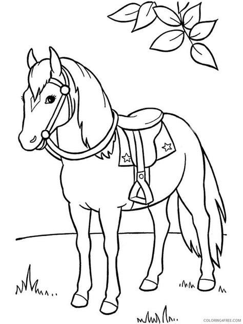 Download Horses Coloring Pages Animal Printable Sheets Animals Horse 5