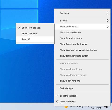How To Disable Windows 10s News And Interests Taskbar Newsfeed