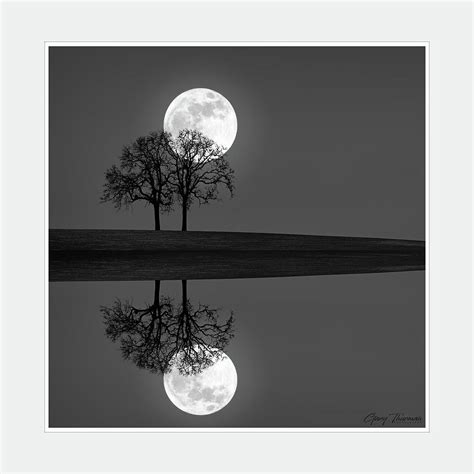 Moon Reflection Photograph By Gary Thurman Fine Art America